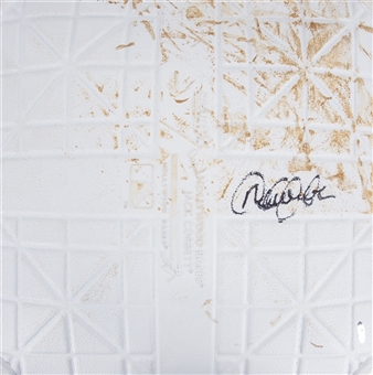 Derek Jeter Game Used and Signed Third Base from May 12, 2012 (MLB Authenticated & Steiner)